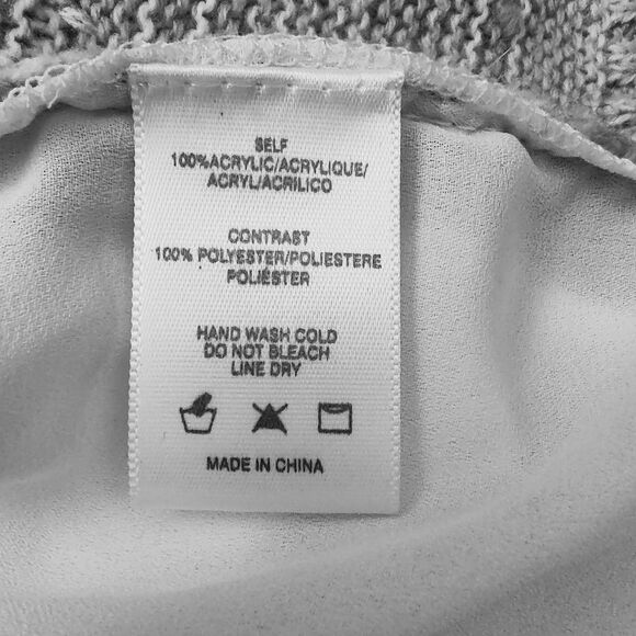 Anthropologie fringe mixed materials sweater XS - Picture 7 of 9